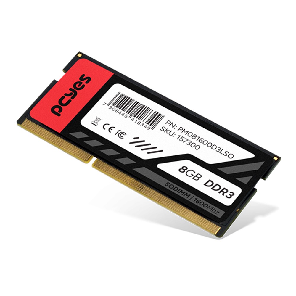 Memoria PCYES sodimm 8GB DDR3 1600MHZ low voltage 1.35V - PM081600D3LSO