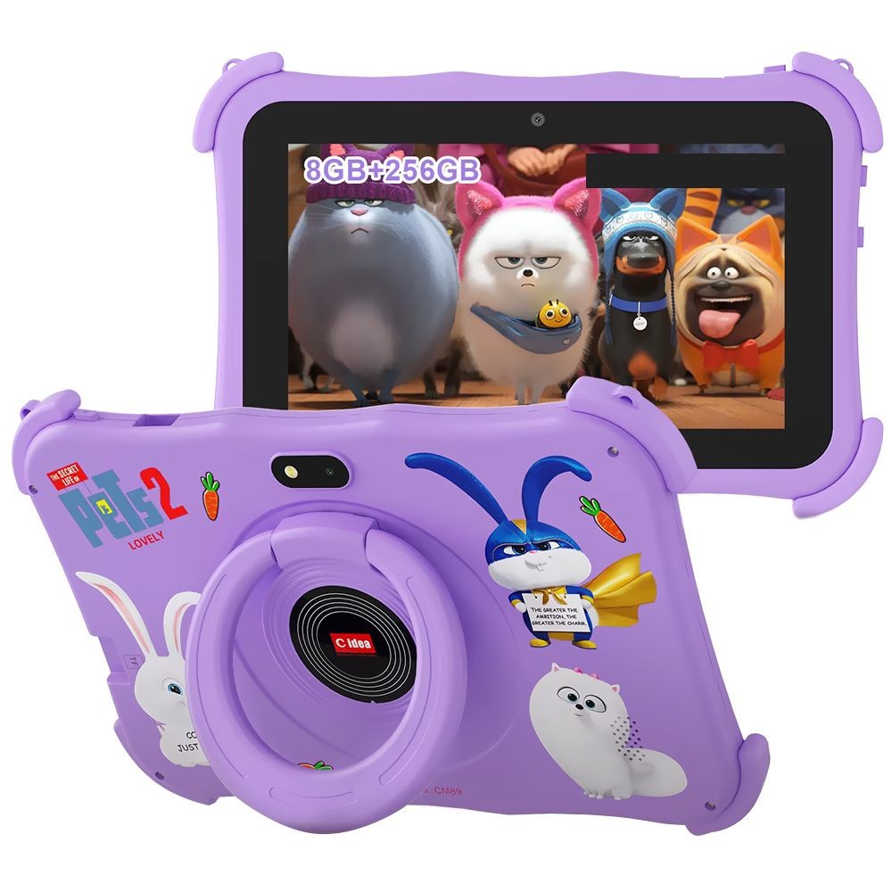 Tablet Cidea CM89 Kids 8GB de RAM / 256GB / Tela 7" - Roxo