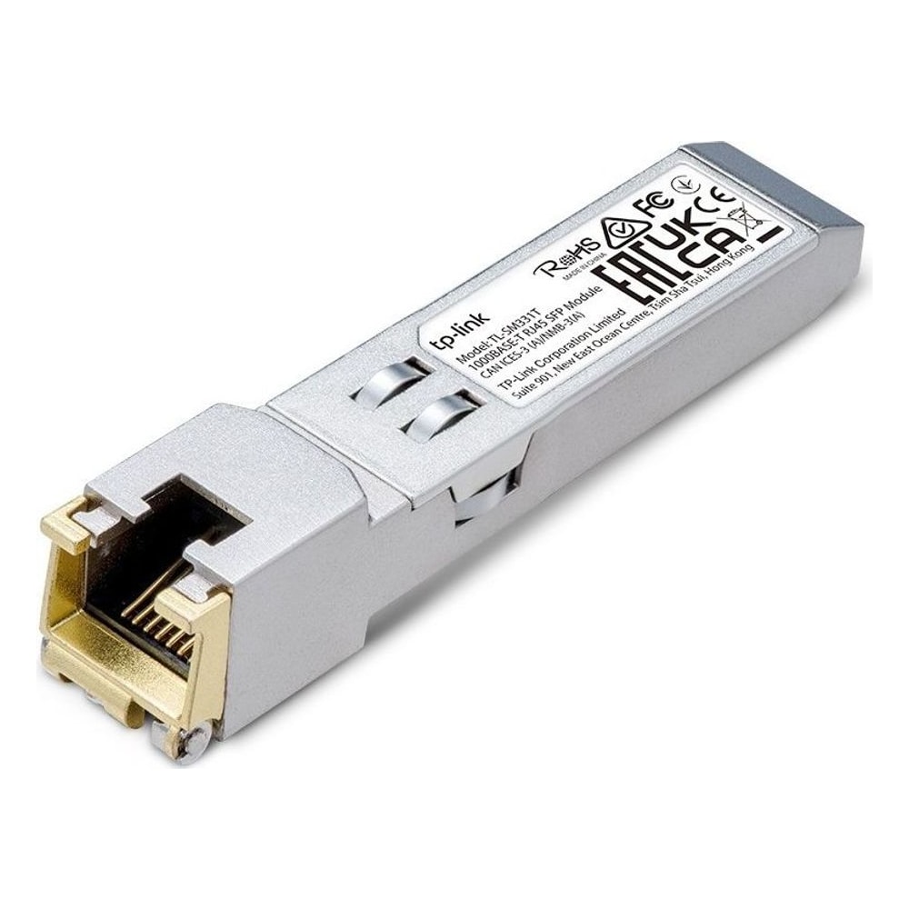 Módulo SFP TP-Link TL-SM331T 1000BASE-T RJ45 1Gbps Conectividade Rede Ethernet Compatível Switch