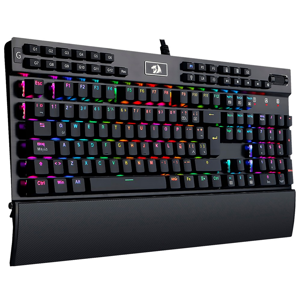 Teclado Gamer Mecânico Redragon K550RGB-1 Yama USB / RGB / Purple / Inglês -