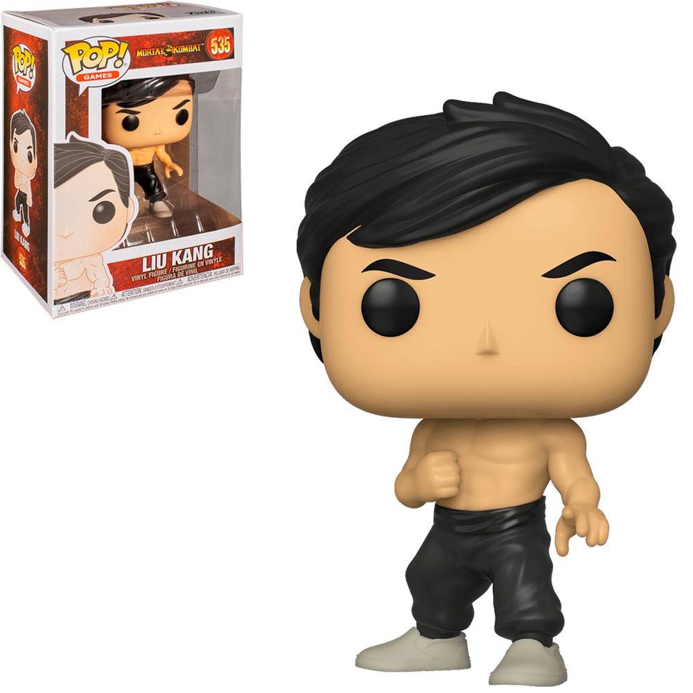 Boneco Funko Pop Games Mortal Kombat Liu Kang Classic 535 Colecionável Vinil Original