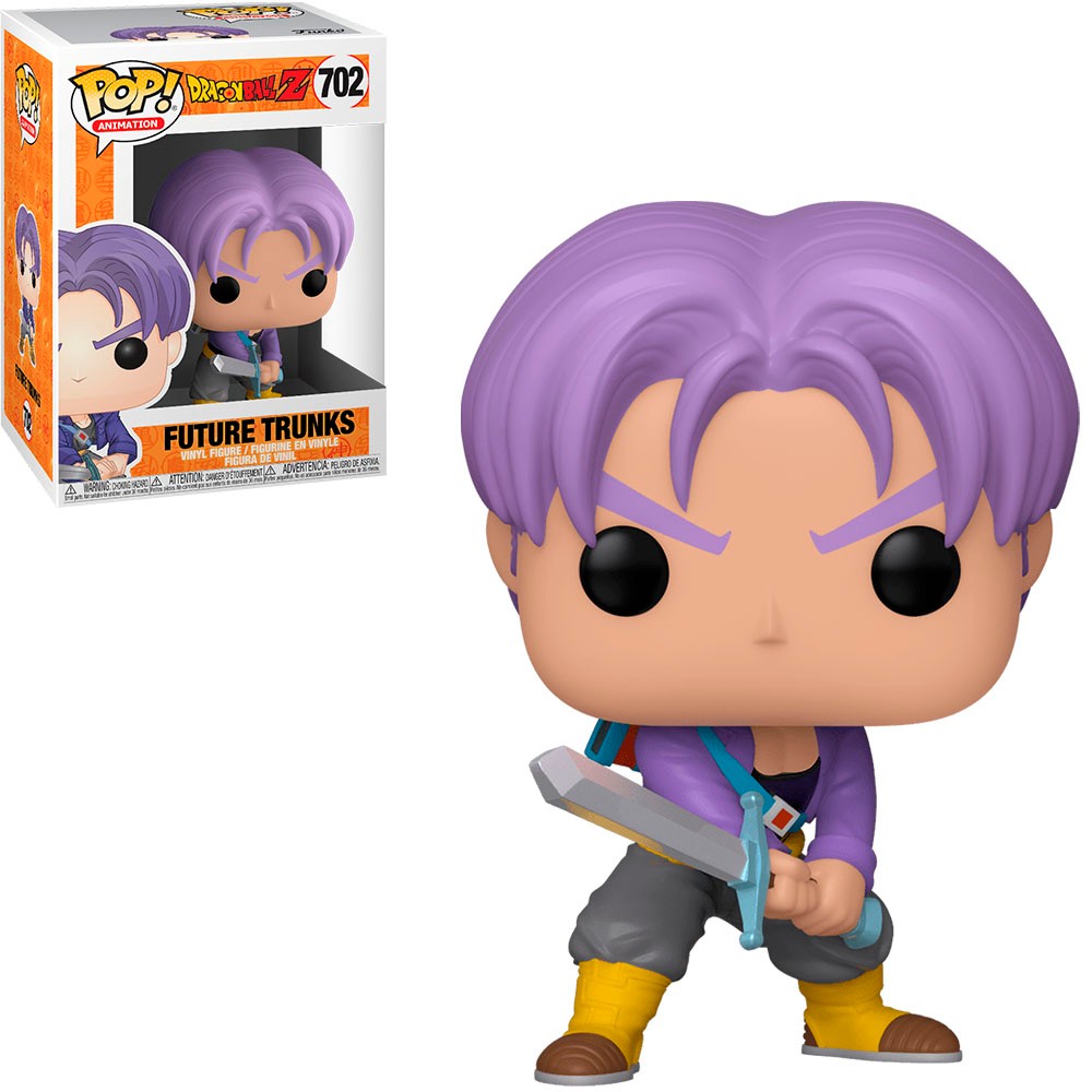 Boneco Funko Pop Animation Dragon Ball Z Future Trunks 702 Boneco de Vinil Colecionável Original