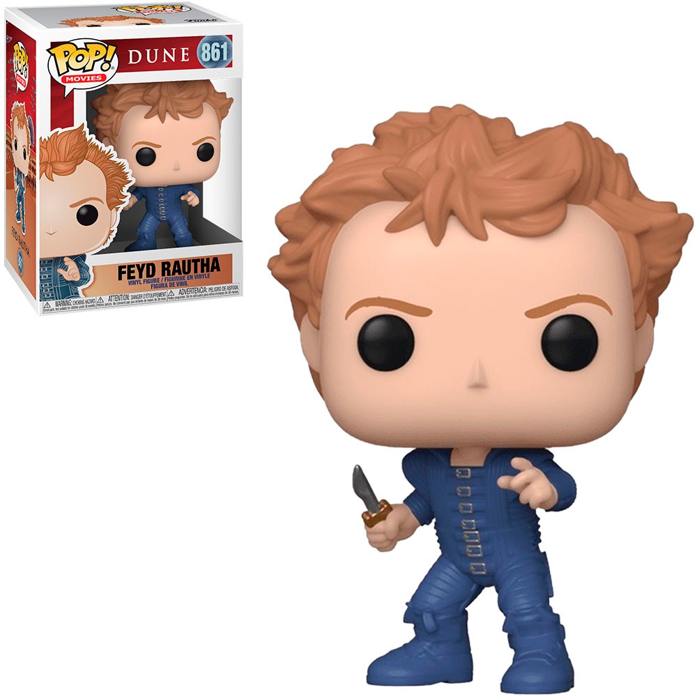 Boneco Funko Pop Movies Dune Feyd Rautha 861 Colecionável Vinil Original