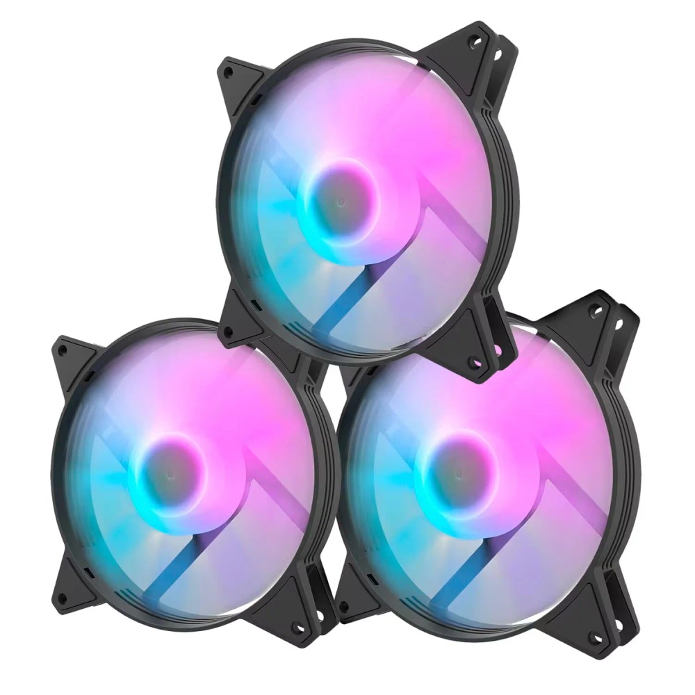 Cooler Fan para Gabinete DarkFlash C6MS 3 em 1 - Preto