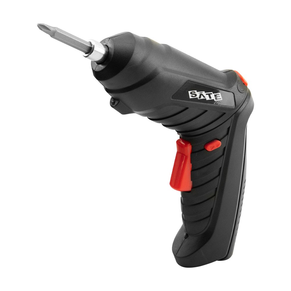 Parafusadeira e Furadeira Satellite A-TK82 Recarregável 250RPM Bateria Íon-Lítio Sem Fio Torque Ajustável Portátil Ferramenta Manual Preto