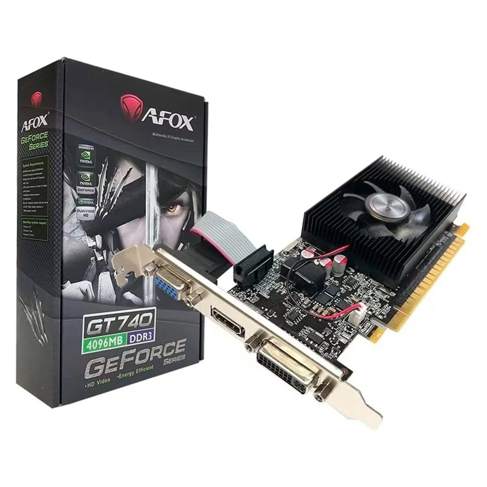 Placa de Video Afox NVIDIA GeForce GT-730 4GB DDR3 -AF730-4096D3L3-V2
