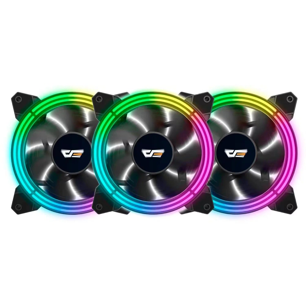 Cooler Fan para Gabinete Aigo darkFlash CF11 Pro ARGB 3 em 1 - Preto