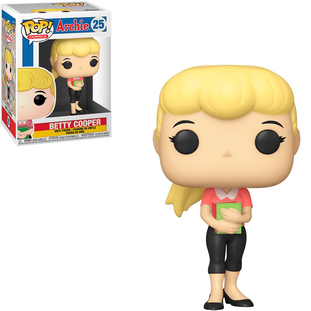 Boneco Funko Pop Comics Archie Betty Cooper 25 Colecionável Vinil Original