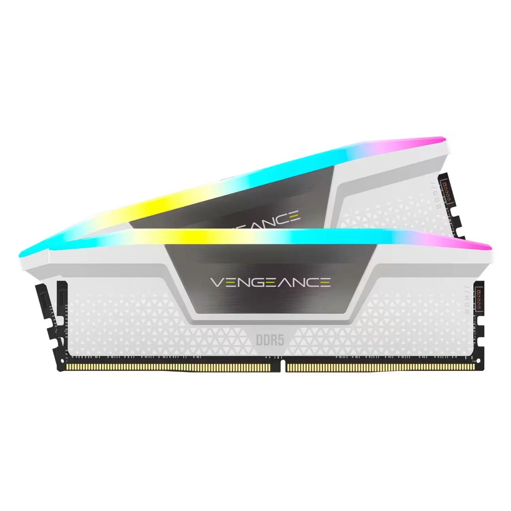 Memória RAM Corsair Vengeance RGB 64GB (2x32GB) DDR5 6000MHz - CMH64GX5M2B6000C30W