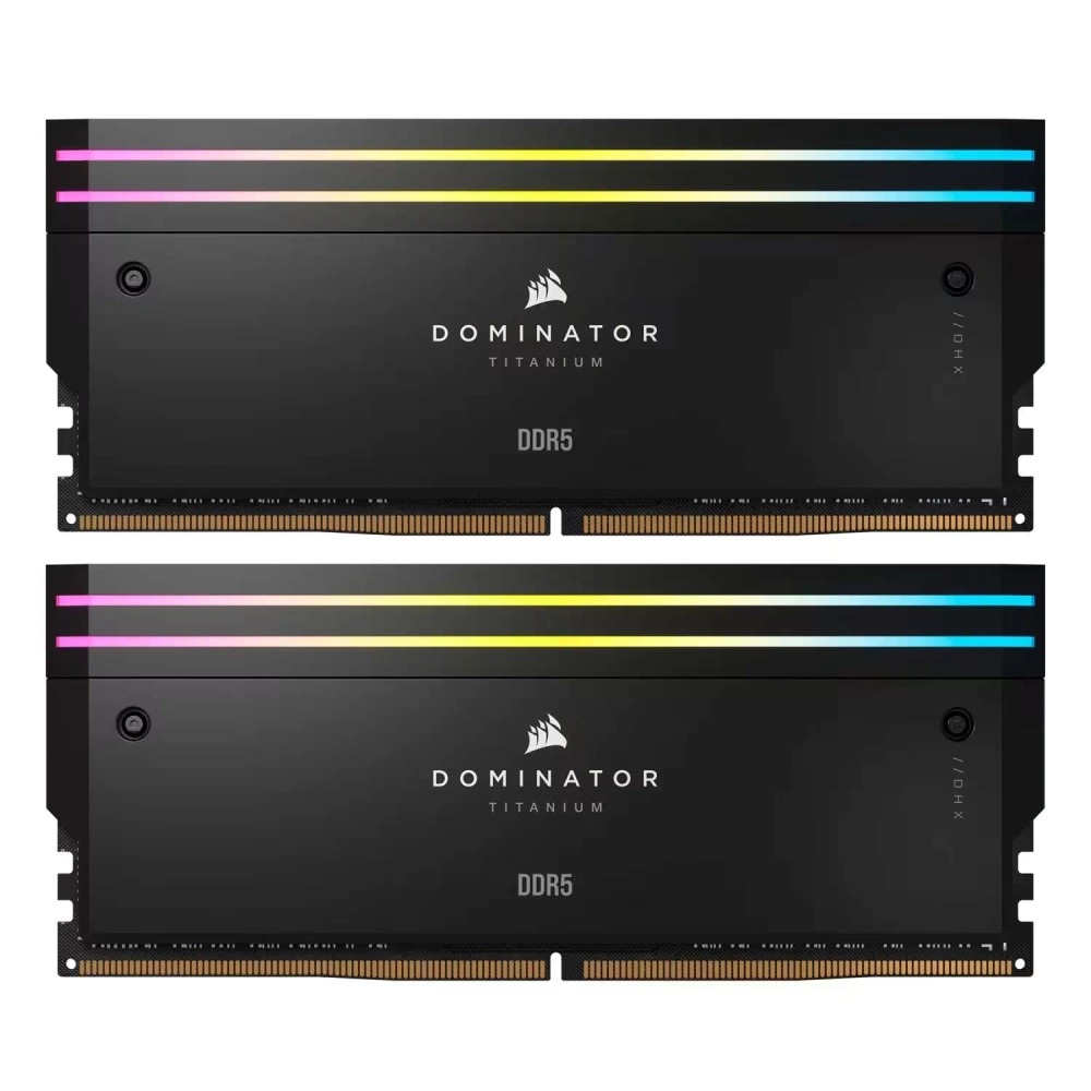 Memória RAM Corsair Dominator Titanium RGB 64GB (2x32GB) DDR5 6400MHz - CMP64GX5M2B6400C32