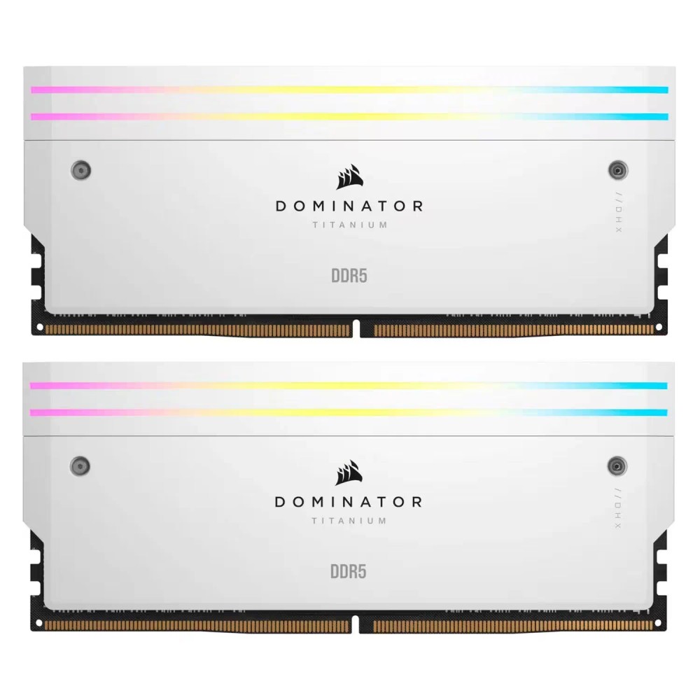 Memória RAM Corsair Dominator Titanium RGB 64GB (2x32GB) DDR5 6600MHz - CMP64GX5M2X6600C32W