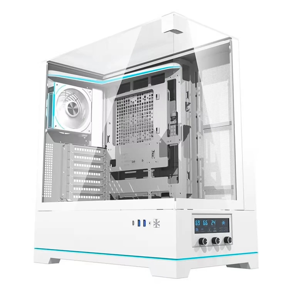 Gabinete Gamer darkFlash DY450 Pro ARGB - Branco