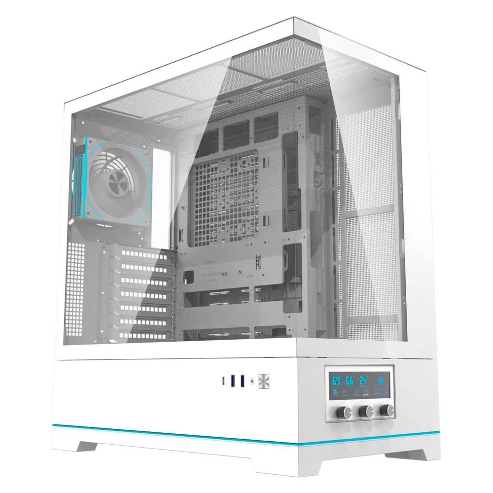 Gabinete Gamer darkFlash DY451 Pro Mid Tower - Branco