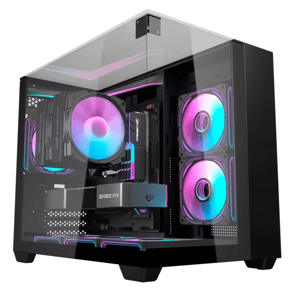 Gabinete Gamer darkFlash TH285M - Preto