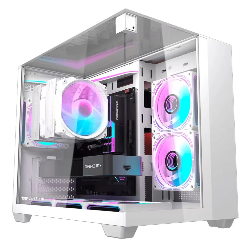 GABINETE DARKFLASH TH285M WHITE