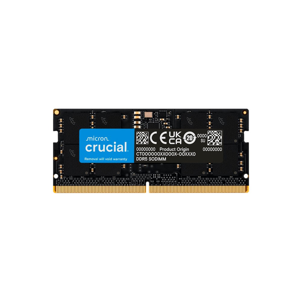 Memória RAM Crucial CT16G48C40S5 16GB DDR5 4800MHz SODIMM para Notebook CL40 1.1V Alta Performance Upgrade Laptop PC