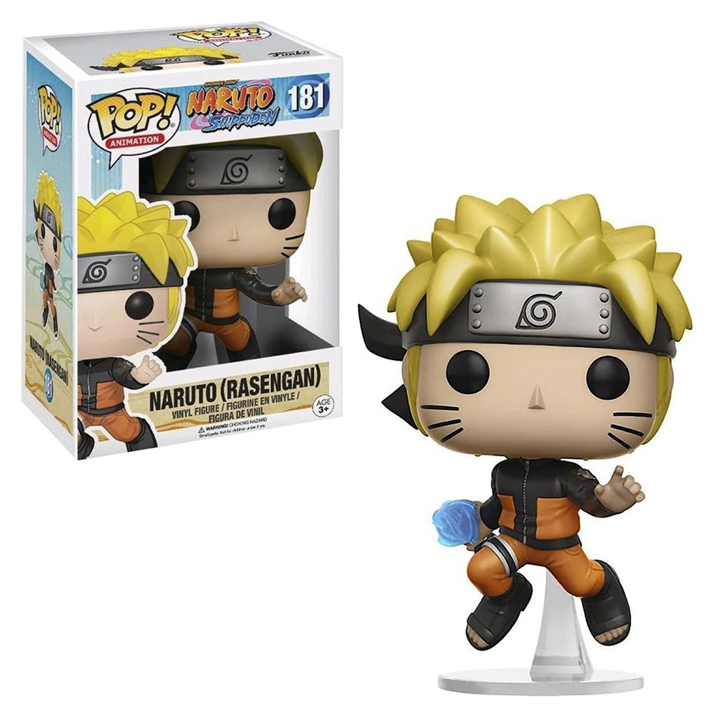 Boneco Funko Pop Animation Naruto Shippuden Naruto Rasengan 181 Colecionável Original