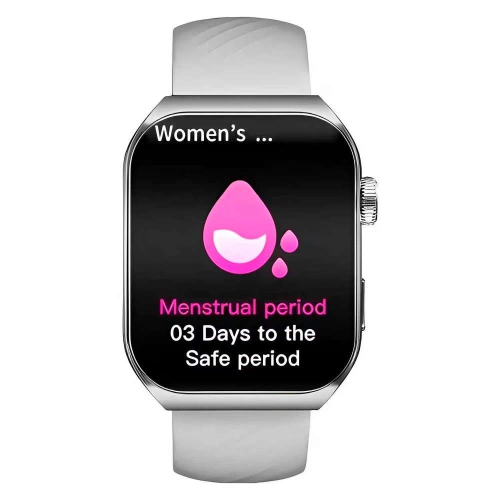 Relógio Inteligente QCY GS2 com Monitoramento de Saúde Cinza