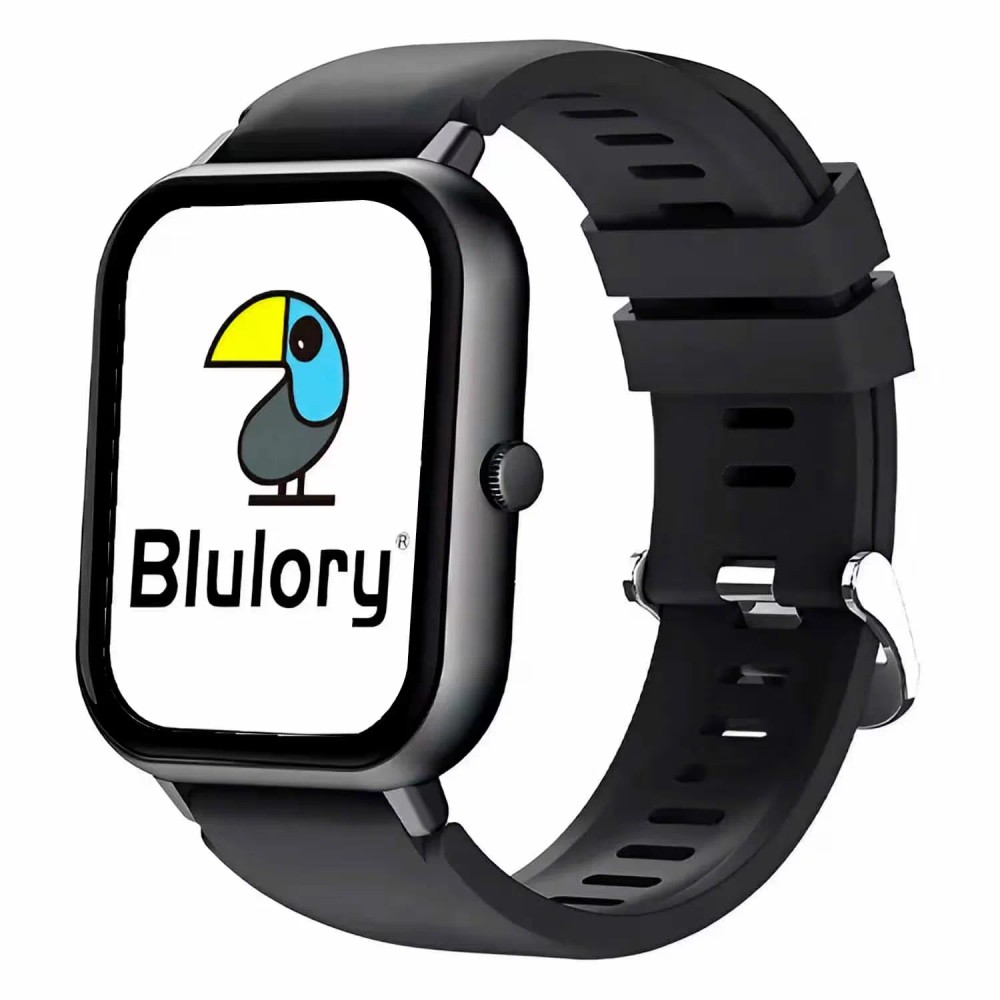 Smartwatch Blulory Glifo RS5 45mm com Monitoramento de Saúde Preto