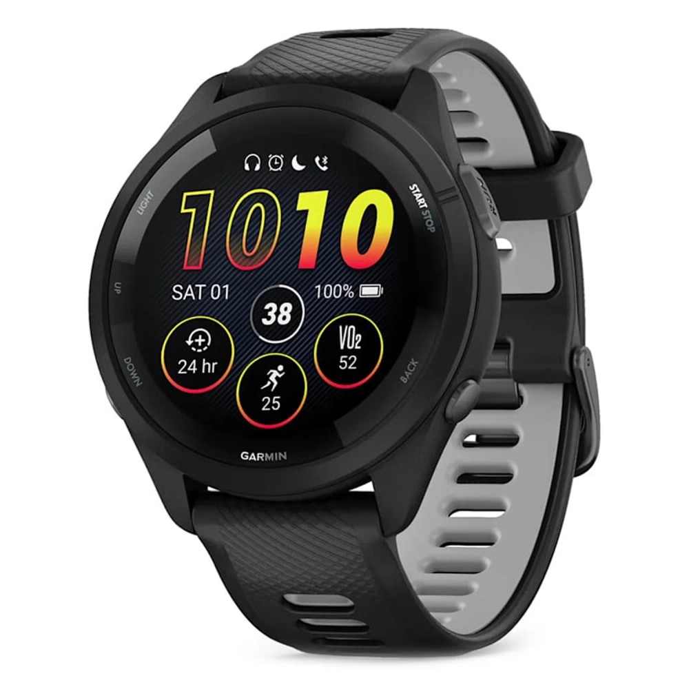 Relógio Inteligente Garmin Forerunner 265 Preto e Cinza GPS