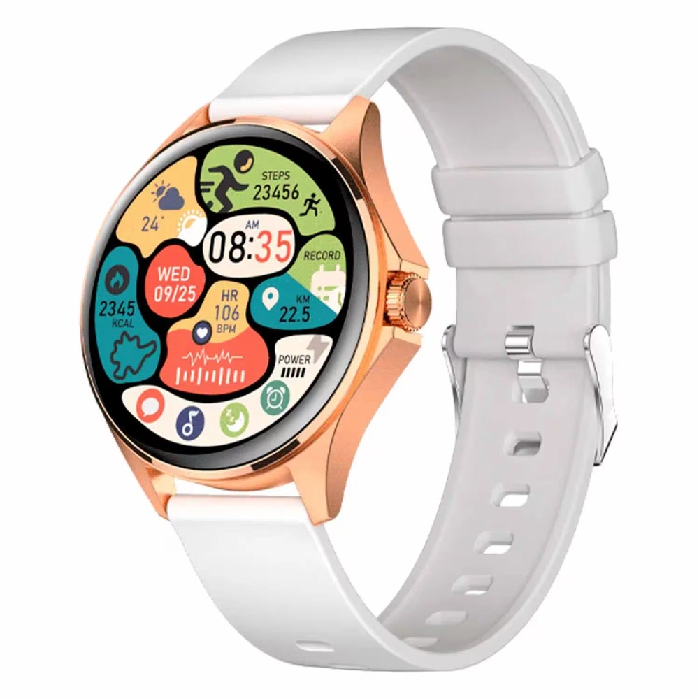 Relógio Inteligente FTX FTXAM12-RGW 49mm Monitor de Saúde Cinza