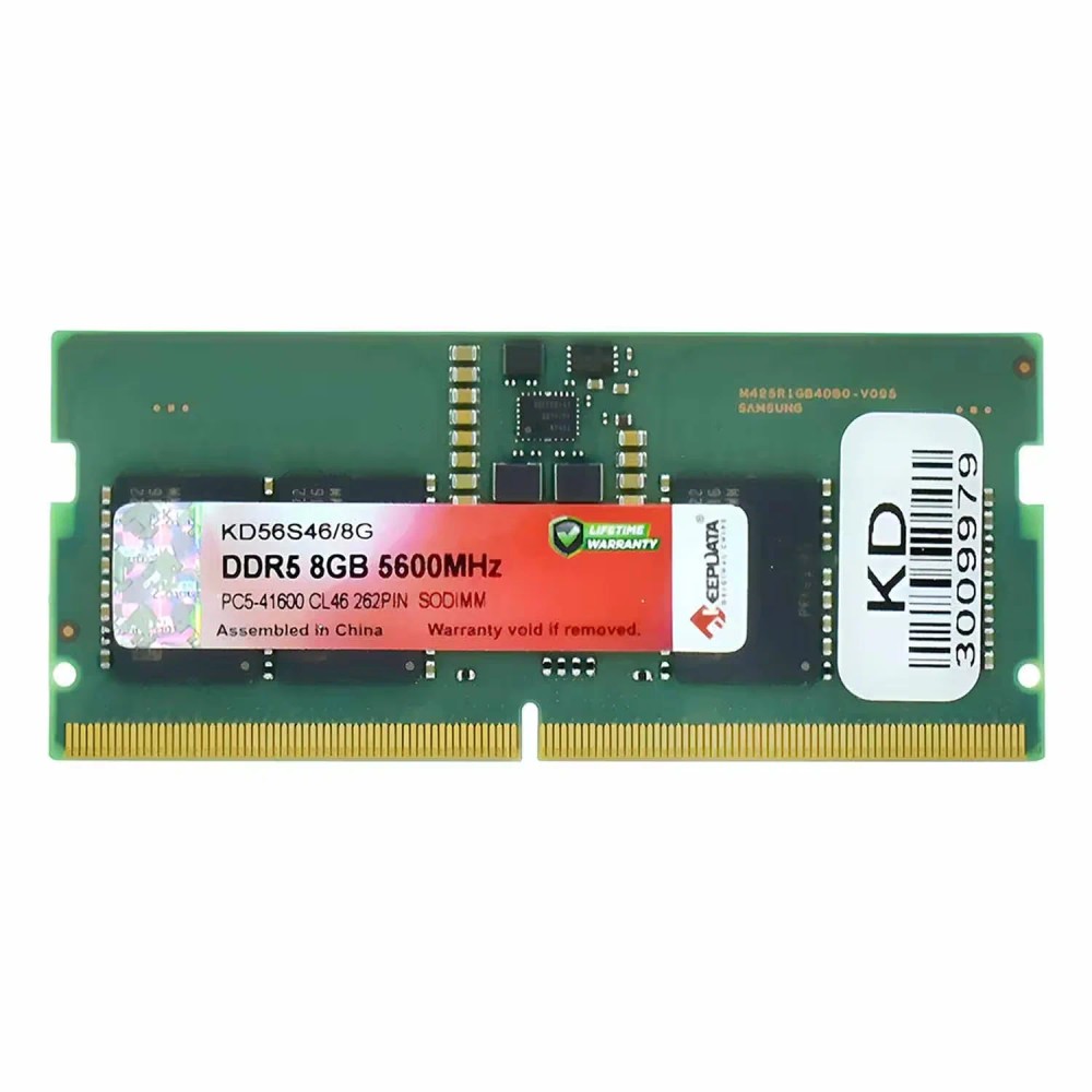 Memória RAM Keepdata 8GB DDR5 5600MT/s para Notebook - KD56S46/8G