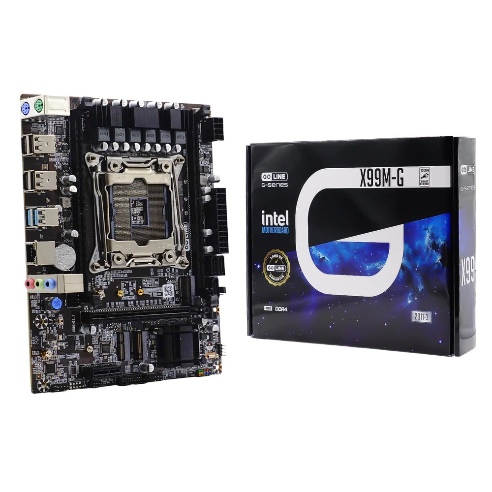 Placa Mãe Intel Goline Micro ATX Socket LGA 2011-V3 DDR4 Chipset X99