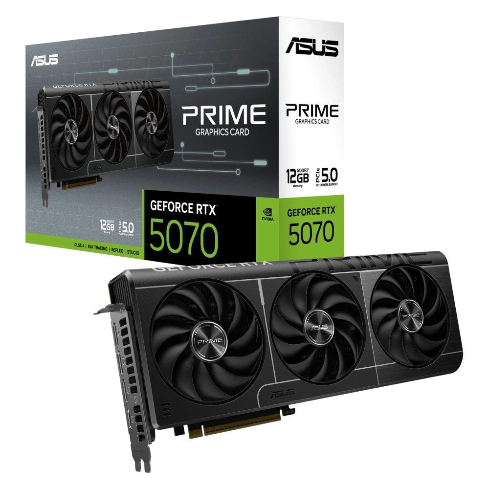 Placa de Vídeo Asus RTX 5070 12GB GDDR7 para Jogos e Criação
