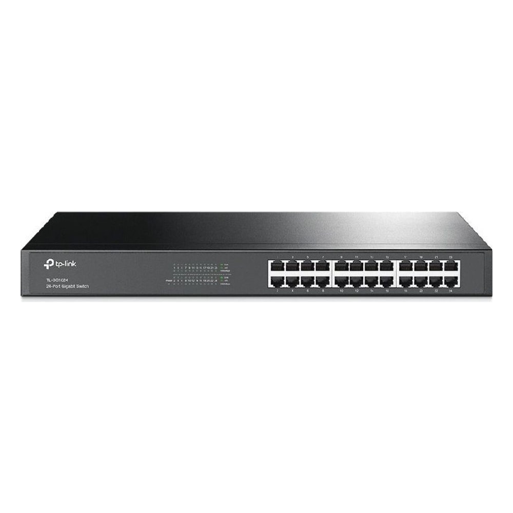 Switch TP-Link 24 Portas TL-SG1024 Rackmount 10/100/1000Mbps Gigabit Ethernet Metal Confiável Alta Performance