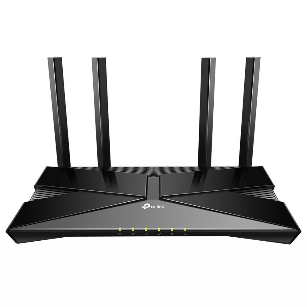 Roteador Dual Band TP-Link XX230V Wi-Fi 6 1800Mbps 4 Antenas Preto