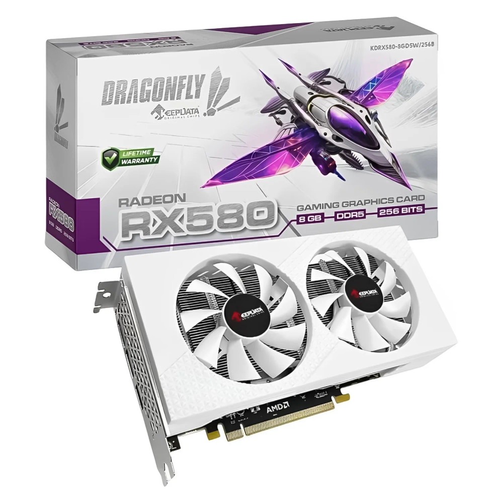 Placa de Vídeo Keepdata Dragonfly Gaming AMD Radeon RX-580 8GB GDDR5
