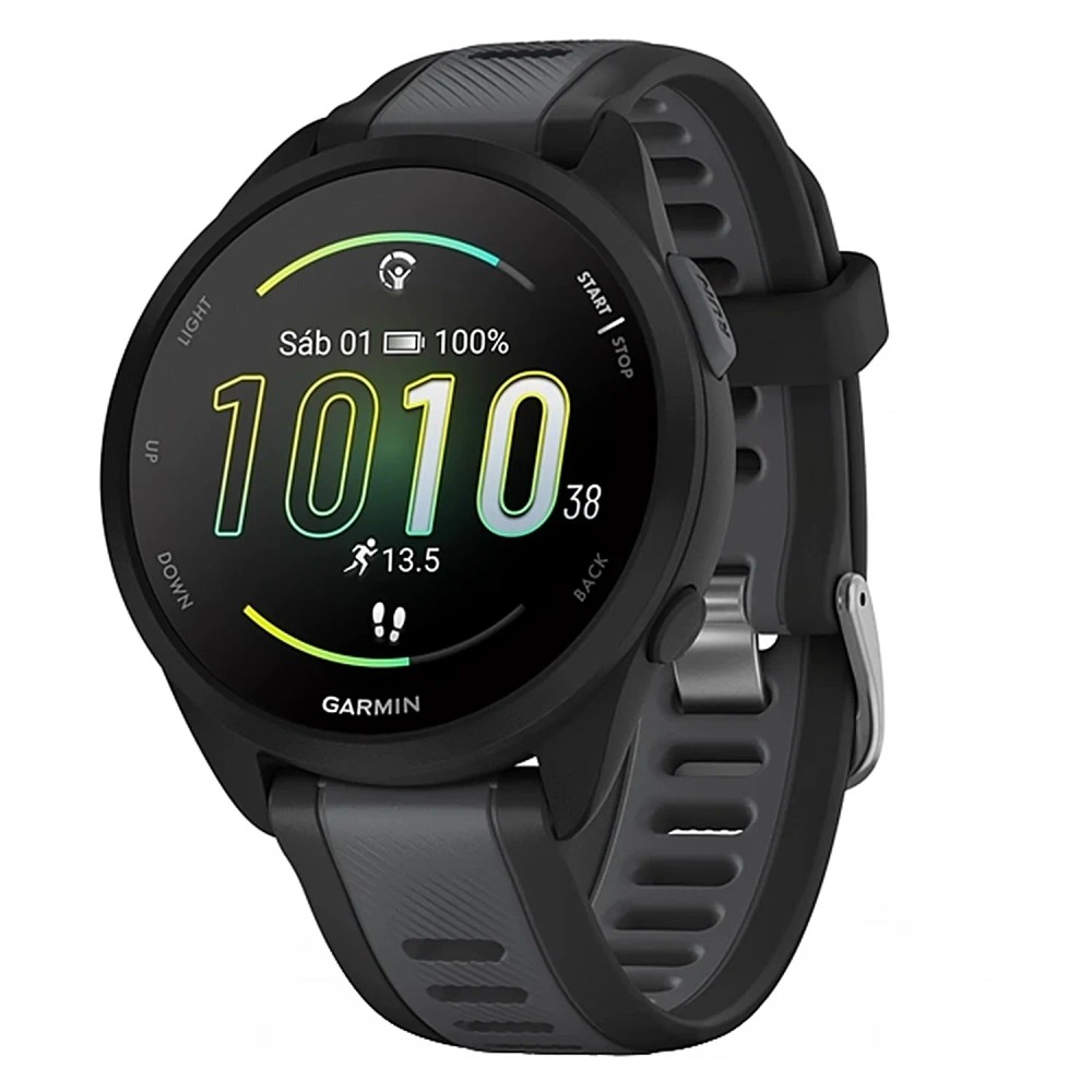 Relógio Inteligente Garmin Forerunner 165 GPS Cinza Resistente à Água