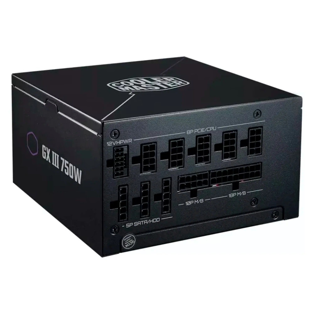 Fonte Cooler Master GX III MPX-7503-AFAG-BUS ATX 750W 80 Plus Gold Full Modular PFC Ativo Bivolt - Preto