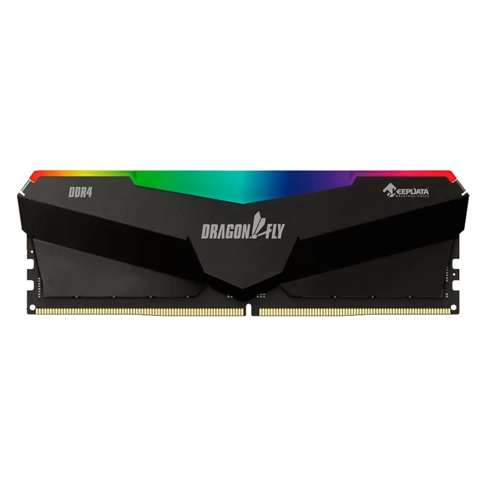 Memória RAM Keepdata Dragonfly RGB 16GB DDR4 3600 MHz - KDHRGB36C18B/16G
