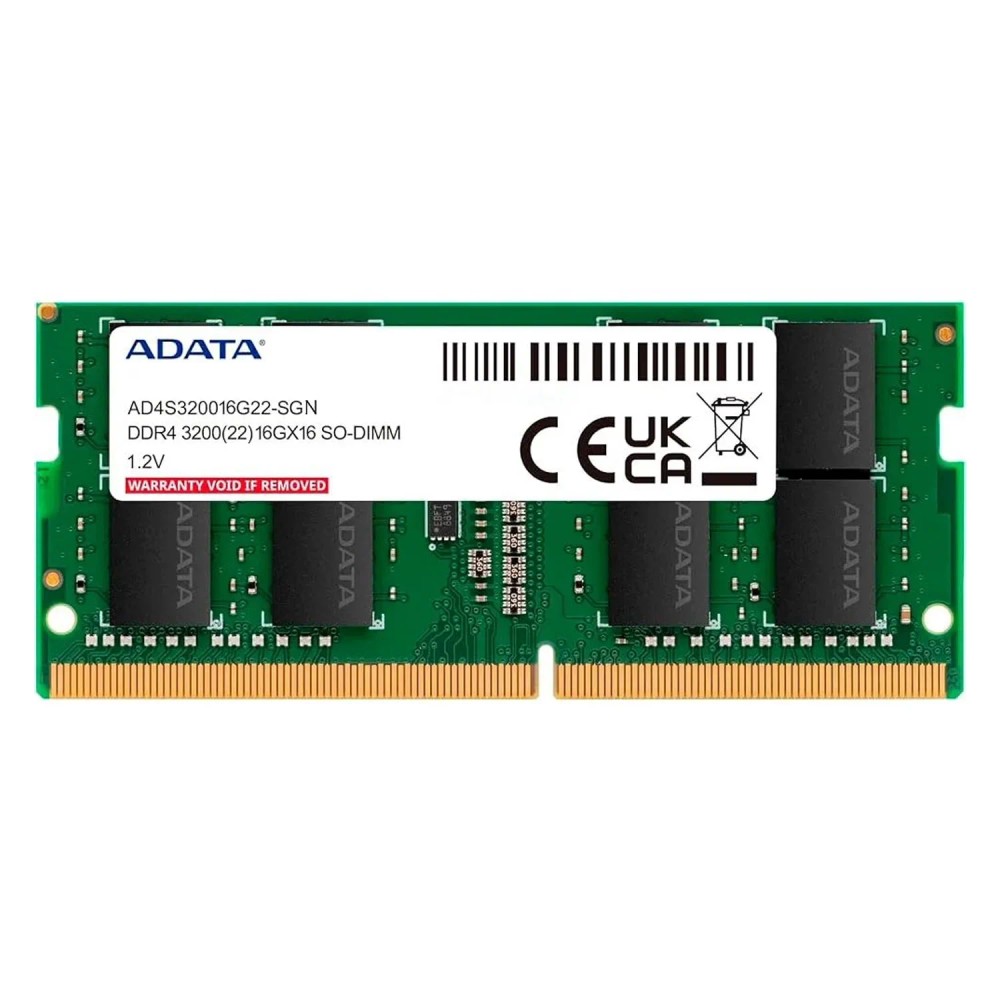 Memória RAM Adata Premier 16GB DDR4 3200MT/s para Notebook - AD4S320016G22-SGN