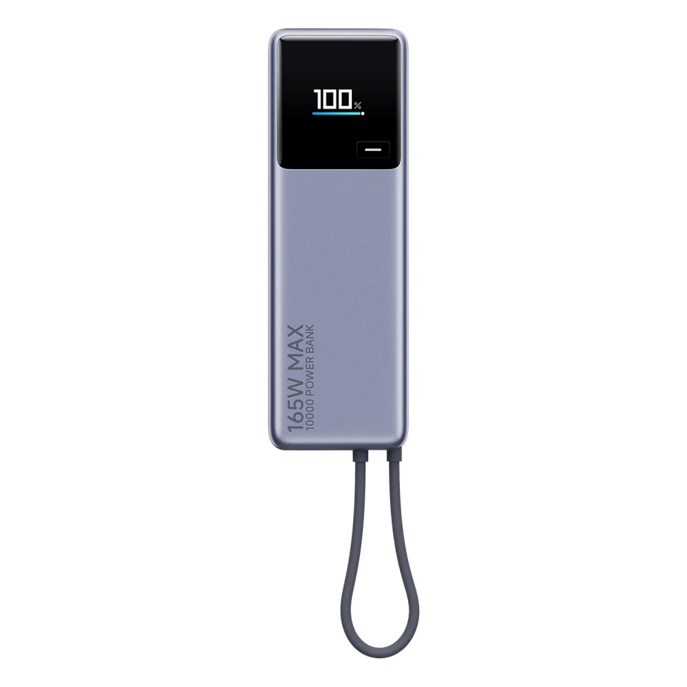 Carregador Portátil Xiaomi Power Bank BHR9361GL 10000mAh 165W Branco USB-C Dual Output Compacto Leve