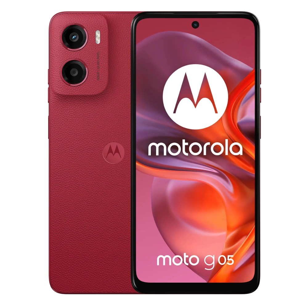 Smartphone Motorola Moto G05 256GB 4GB RAM Dual SIM Tela 6.67 Vermelho