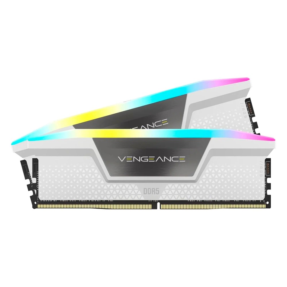 Memória RAM Corsair Vengeance RGB 32GB (2x16GB) DDR5 6400MHz - CMH32GX5M2B6400Z32W