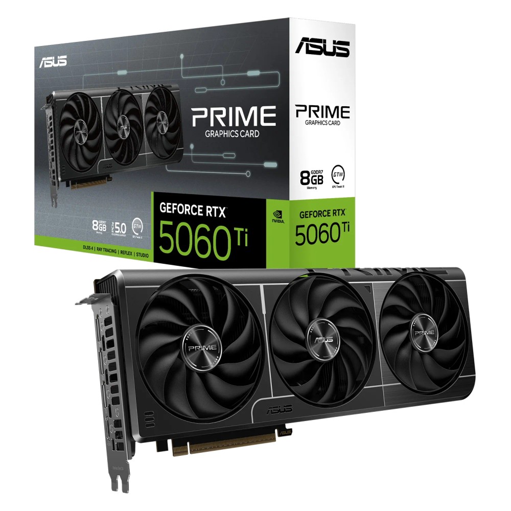 Placa de Vídeo Asus GeForce RTX 5060 Ti 8GB GDDR7 Desempenho Gráfico