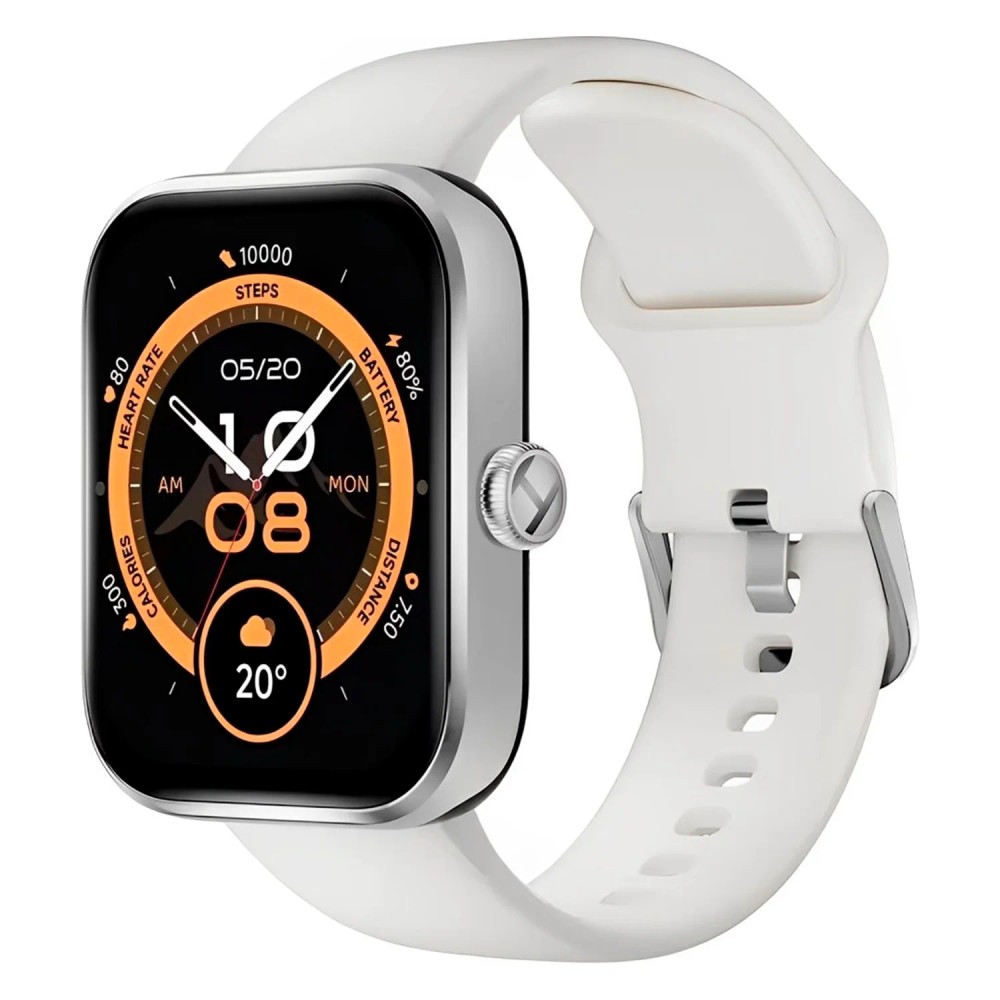 Relógio Inteligente Haylou HF011 Prata com Monitor de Saúde