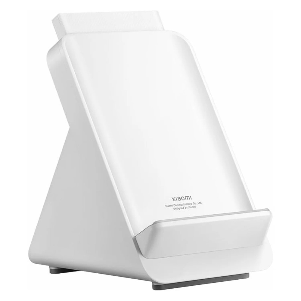 Carregador Xiaomi 80W Carregamento Sem Fio Adaptativo Wireless Charging Stand Branco Rápido Compatível Smartphones