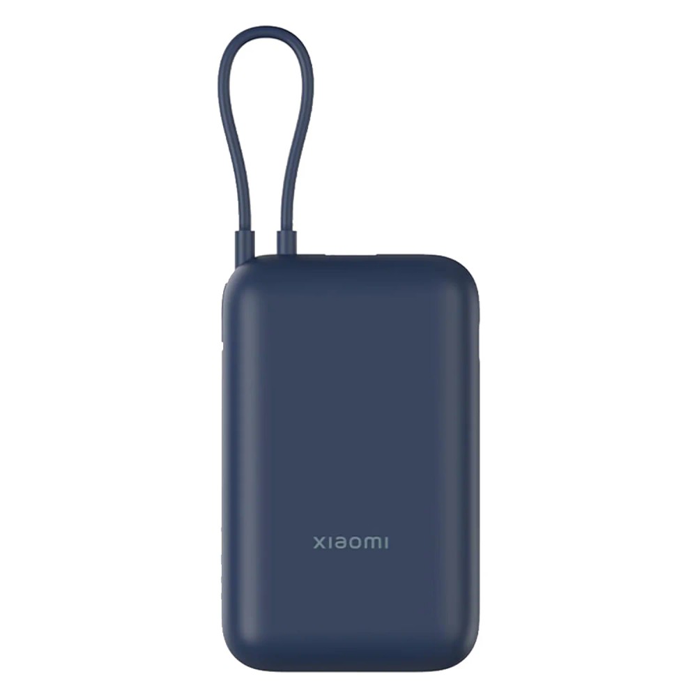 Carregador Portátil Xiaomi Power Bank 20000mAh 33W Azul USB-C Rápido Compacto Bateria Externa