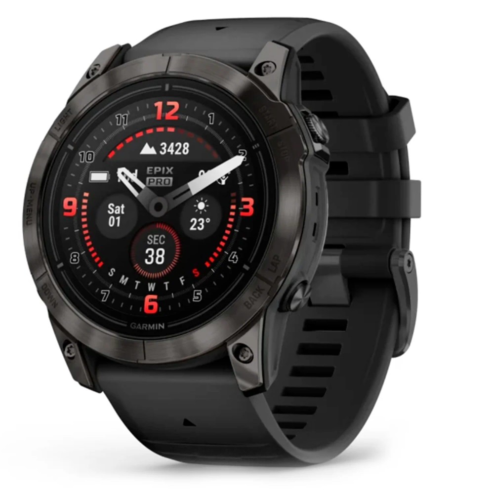 Smartwatch Garmin Epix Pro Gen 2 com Safira Cinza Multifunções