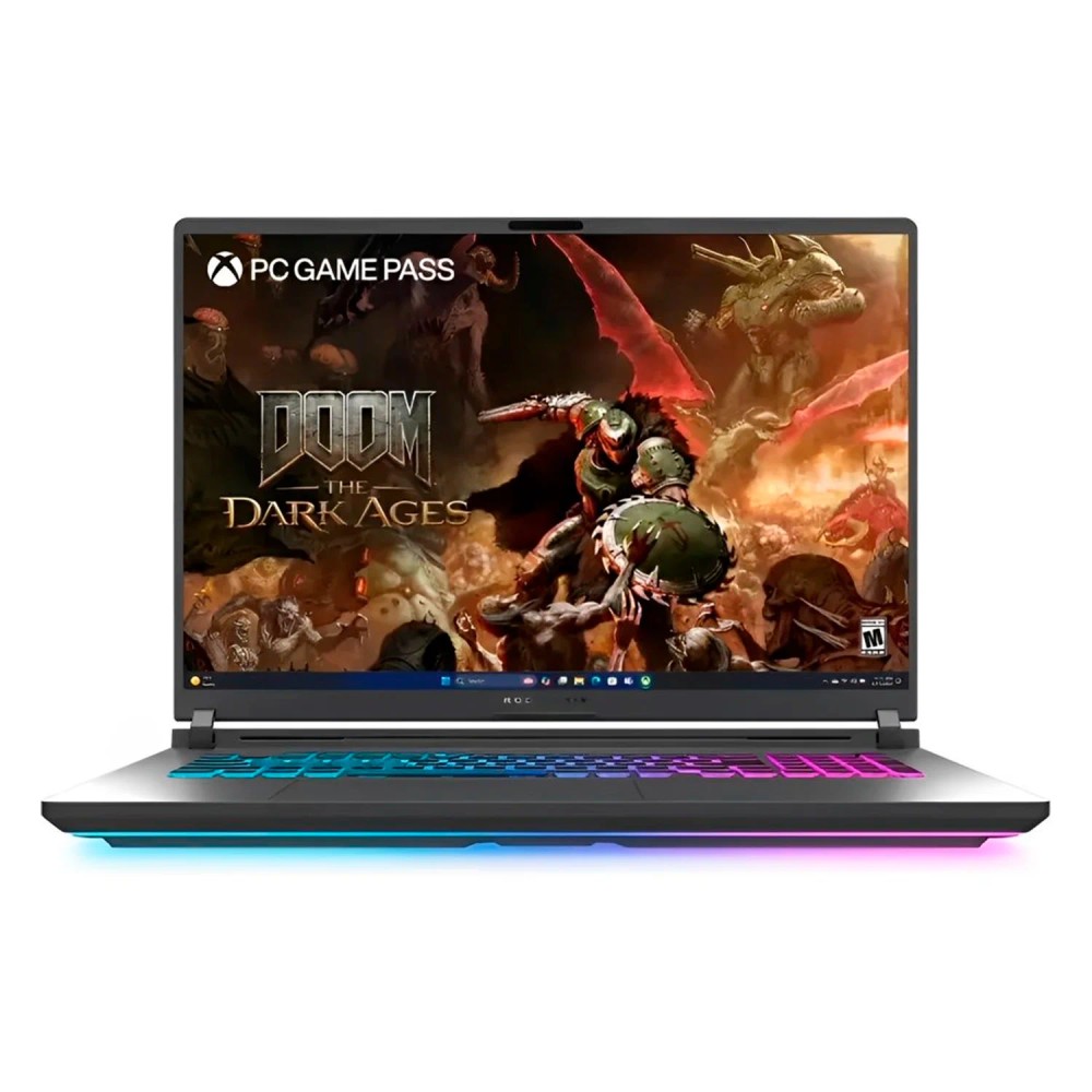 Notebook Gamer Asus ROG Strix G18 G815LW-G18 18" Intel Core Ultra 9-275HX 2TB SSD 32GB RAM NVIDIA GeForce RTX 5080 16GB Cinza Tela 144Hz RGB
