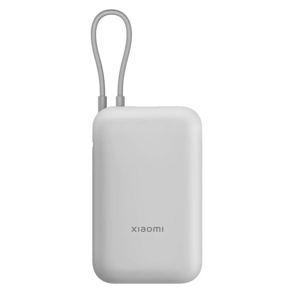 Carregador Portátil Xiaomi Mi Power Bank BHR9738GL 20000mAh Cinza Duas Saídas USB Power Delivery Compacto Bateria Externa