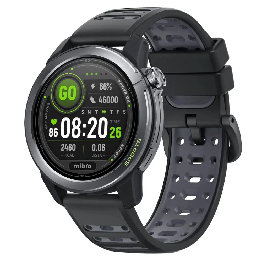 Smartwatch Mibro GS Active 2 Cinza Escuro Monitoramento de Saúde