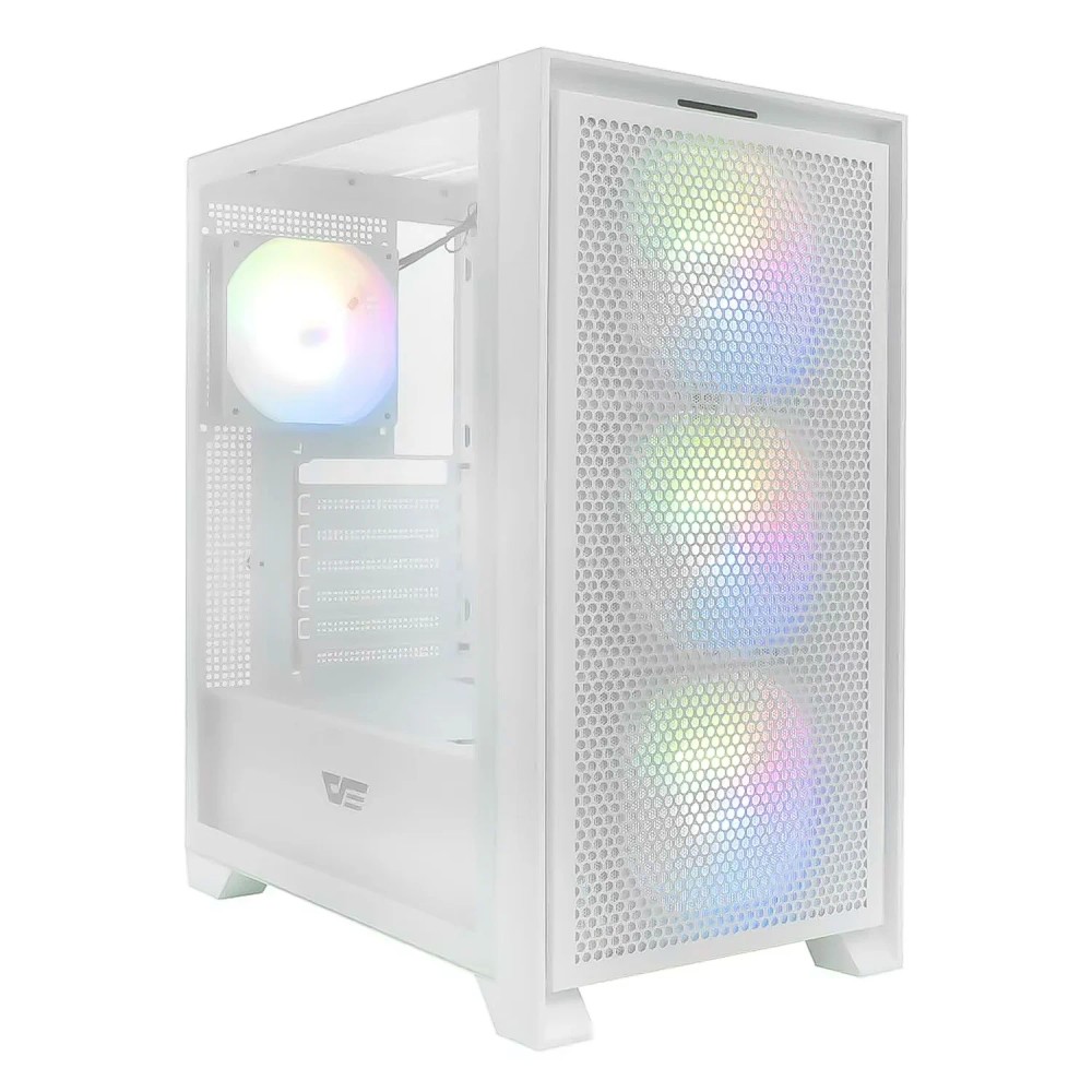 Gabinete Aigo darkFlash DRX70 Mesh - Branco (4 Fans ARGB)