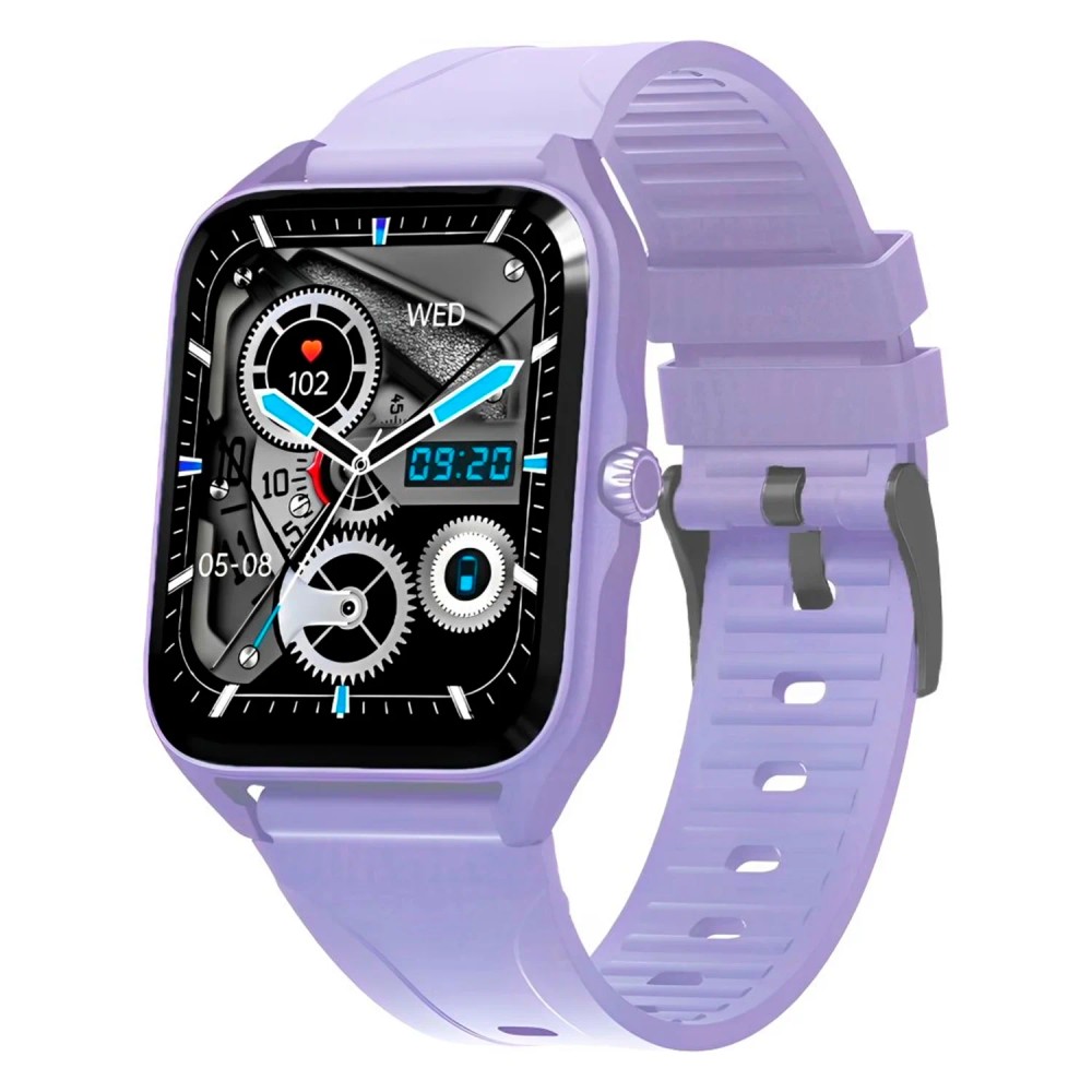 Relógio Inteligente G-Tide Watch Q1 Funções Avançadas Roxo