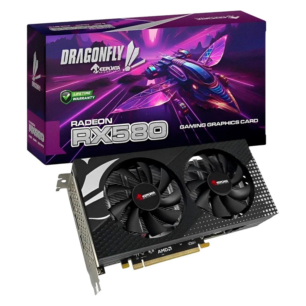 Placa de Vídeo Keepdata Dragonfly AMD Radeon RX 580 16GB GDDR5