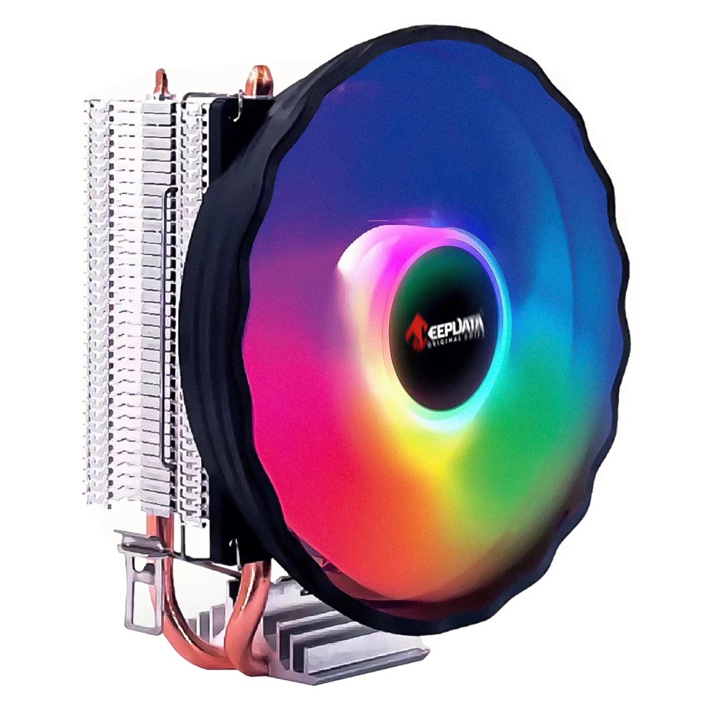Cooler Universal para Processador Keepdata Dragonfly KD-P2RGB - Preto